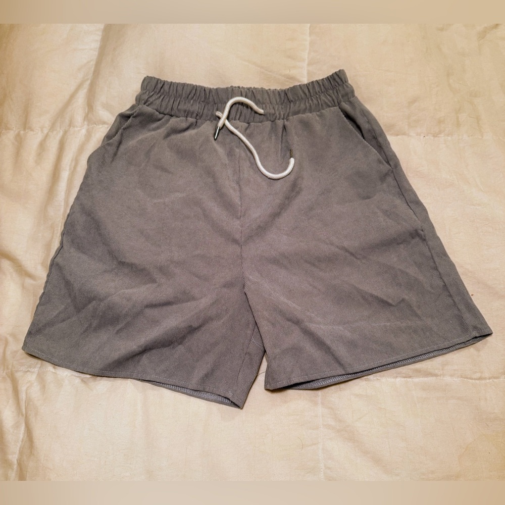 ROMWE Light Blue Smocked Shorts
